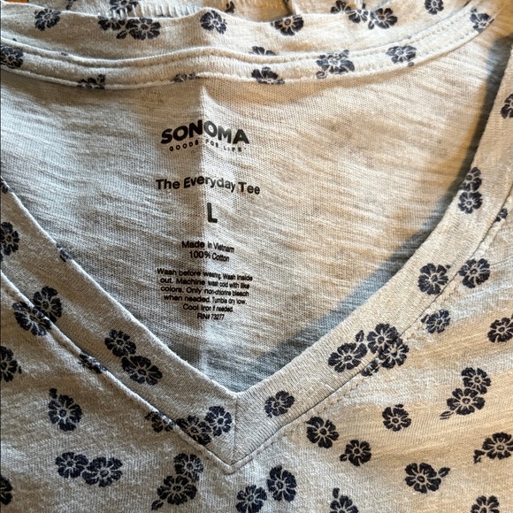 Sonoma Blue Everyday Tee with Speckled Heather - Picture 4 of 4